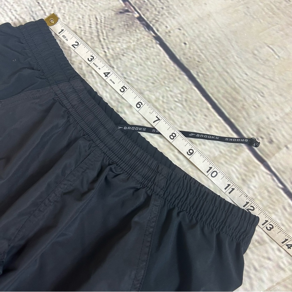 Brooks Running Pants Black shelter technology zipper ankles - Picture 10 of 12